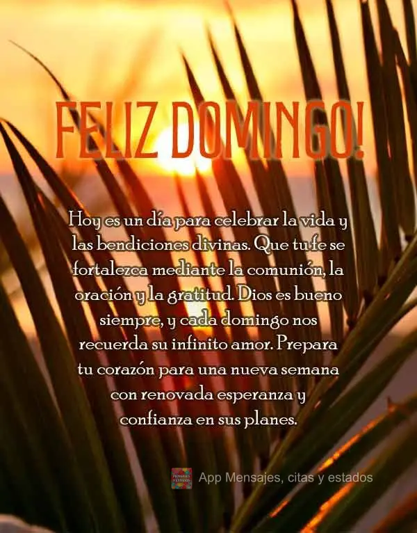Hoy es un día para celebrar la vida y las bendiciones divinas. Que tu fe se fortalezca mediante la comunión, la oración y la gratitud. Dios es bueno s...