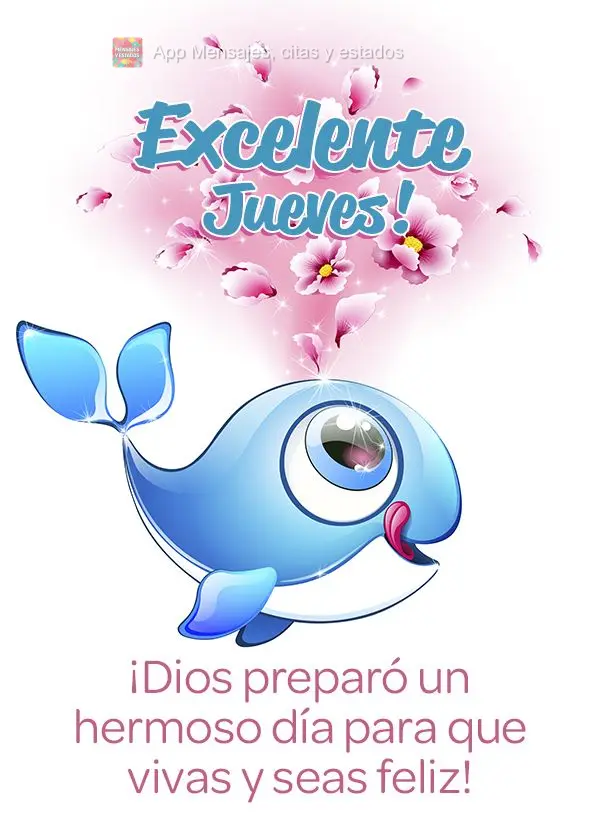 ¡Dios preparó un hermoso día para que vivas y seas feliz! Excelente jueves!