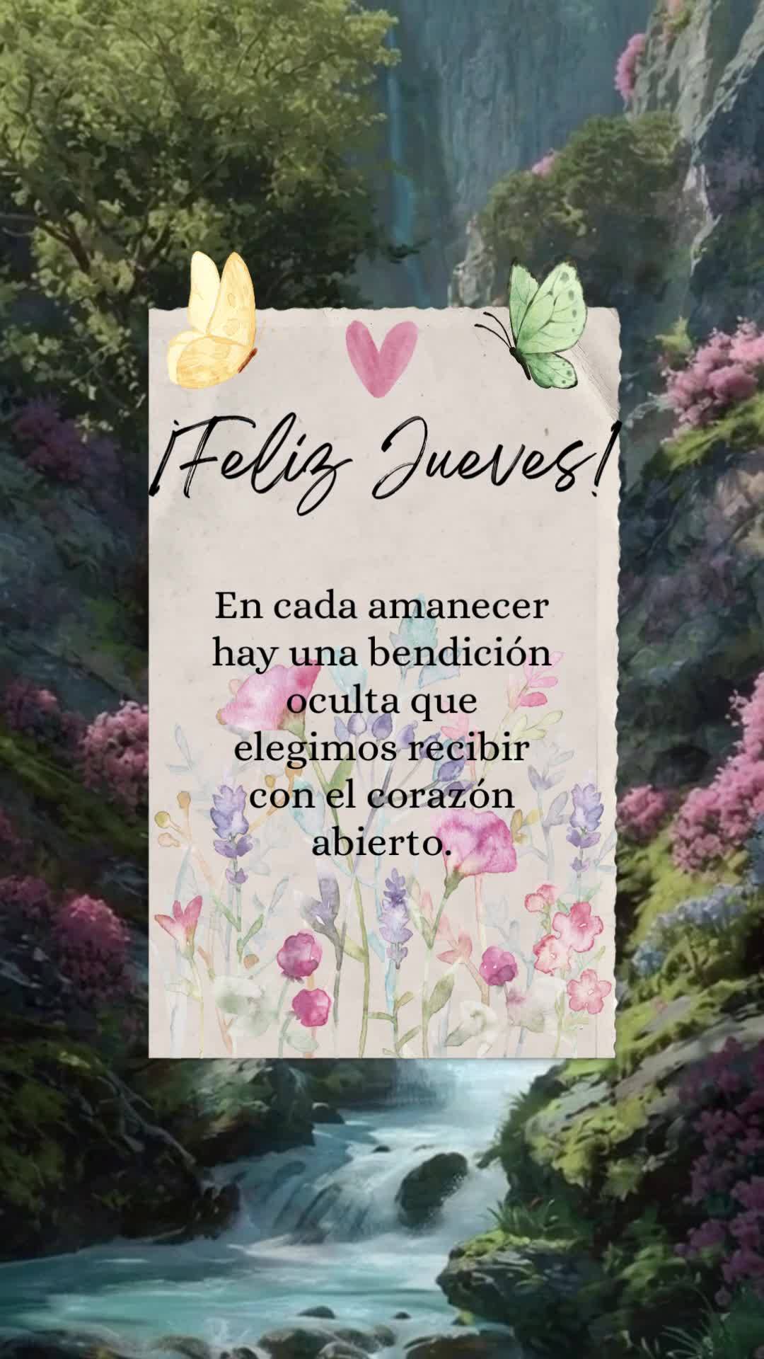 En cada amanecer hay una bendición oculta que elegimos recibir con el corazón abierto. ¡Feliz jueves!