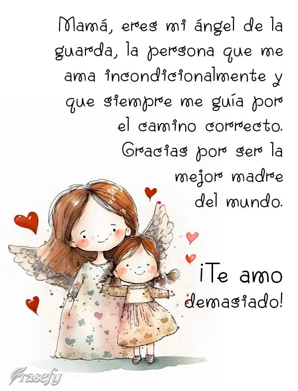 Mamá, eres mi ángel de la guarda, la persona que me ama incondicionalmente y que siempre me guía por el camino correcto. Gracias por ser la mejor madr...
