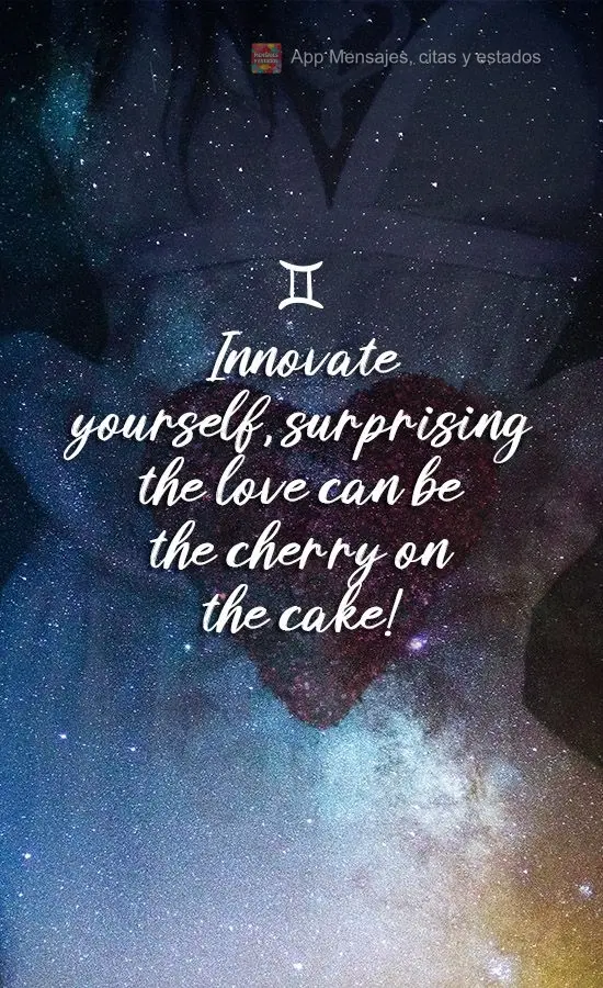 ¡El amor innovador y sorprendente puede ser la guinda del pastel!