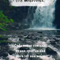 Cada nuevo comienzo es una oportunidad para ser aún mejor. ¡Feliz miércoles!