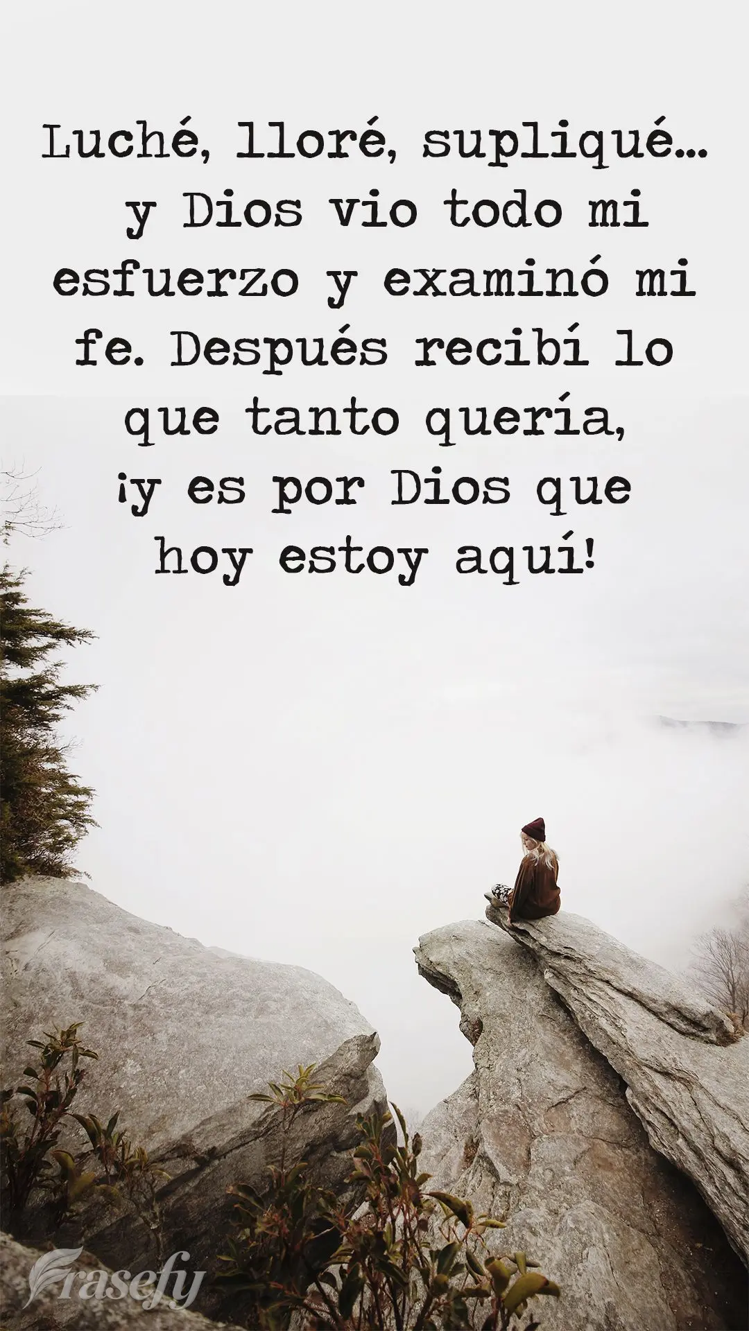 Luché, lloré, supliqué... y Dios vio todo mi esfuerzo y examinó mi fe. Después recibí lo que tanto quería, ¡y es por Dios que hoy estoy aquí!