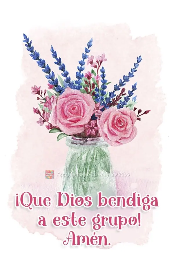 ¡Que Dios bendiga a este grupo! Amén