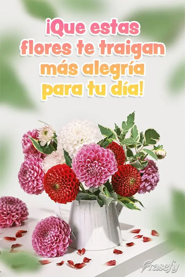 Que estas flores possam lhe trazer mais alegria para o seu dia!