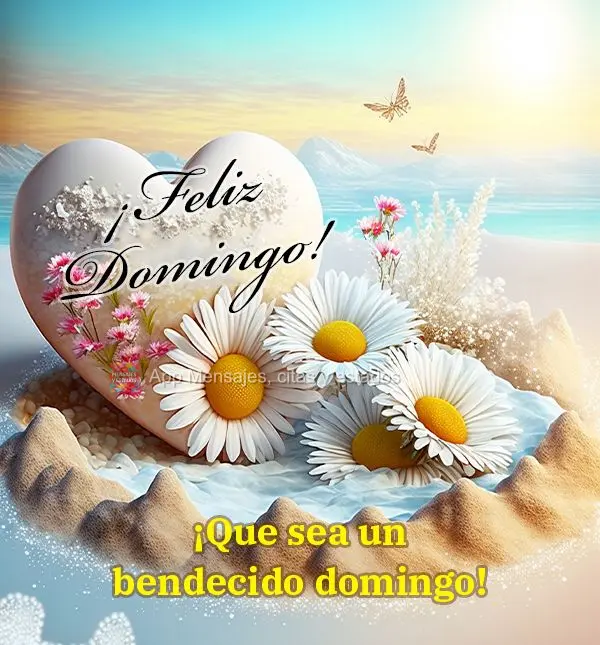 ¡Que sea un bendecido domingo! ¡Feliz Domingo!