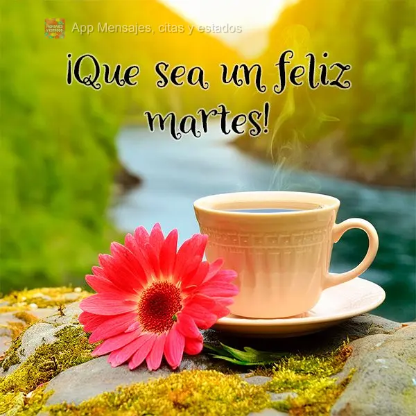 ¡Que sea un feliz martes!