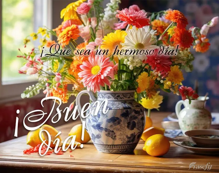 ¡Que sea un hermoso día! ¡Buen día!