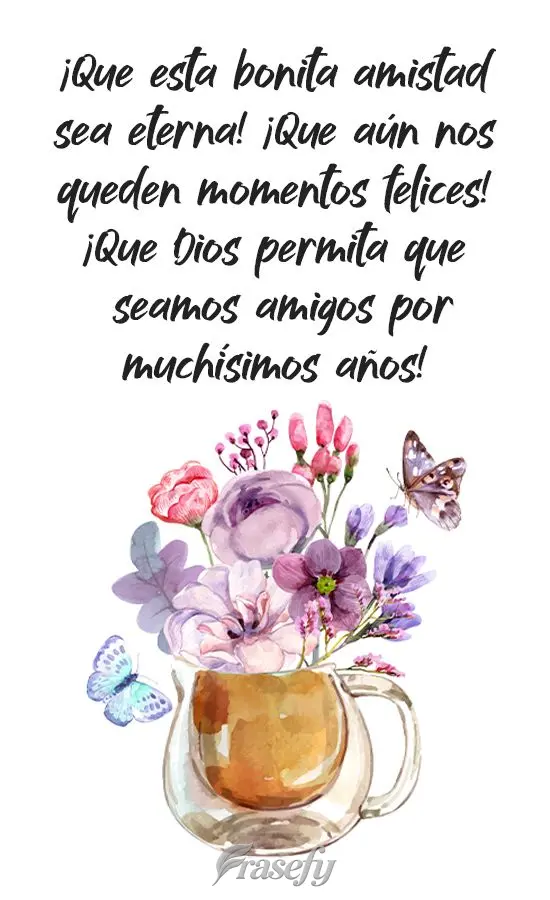 Que seja eterna essa linda amizade! Que ainda tenhamos muitos momentos felizes! Que Deus permita que sejamos amigos por muitos e muitos anos!
