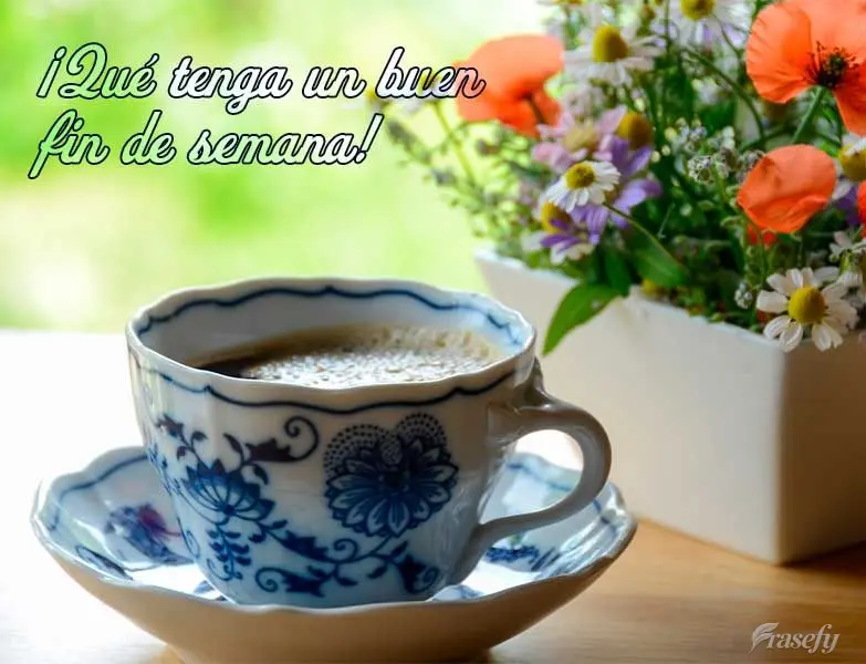 ¡Qué tenga un buen fin de semana!