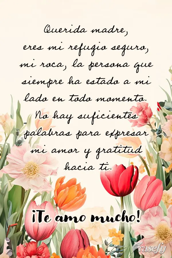 Querida mãe, você é o meu porto seguro, a minha rocha, a pessoa que sempre esteve ao meu lado em todos os momentos. Não há palavras suficientes para...