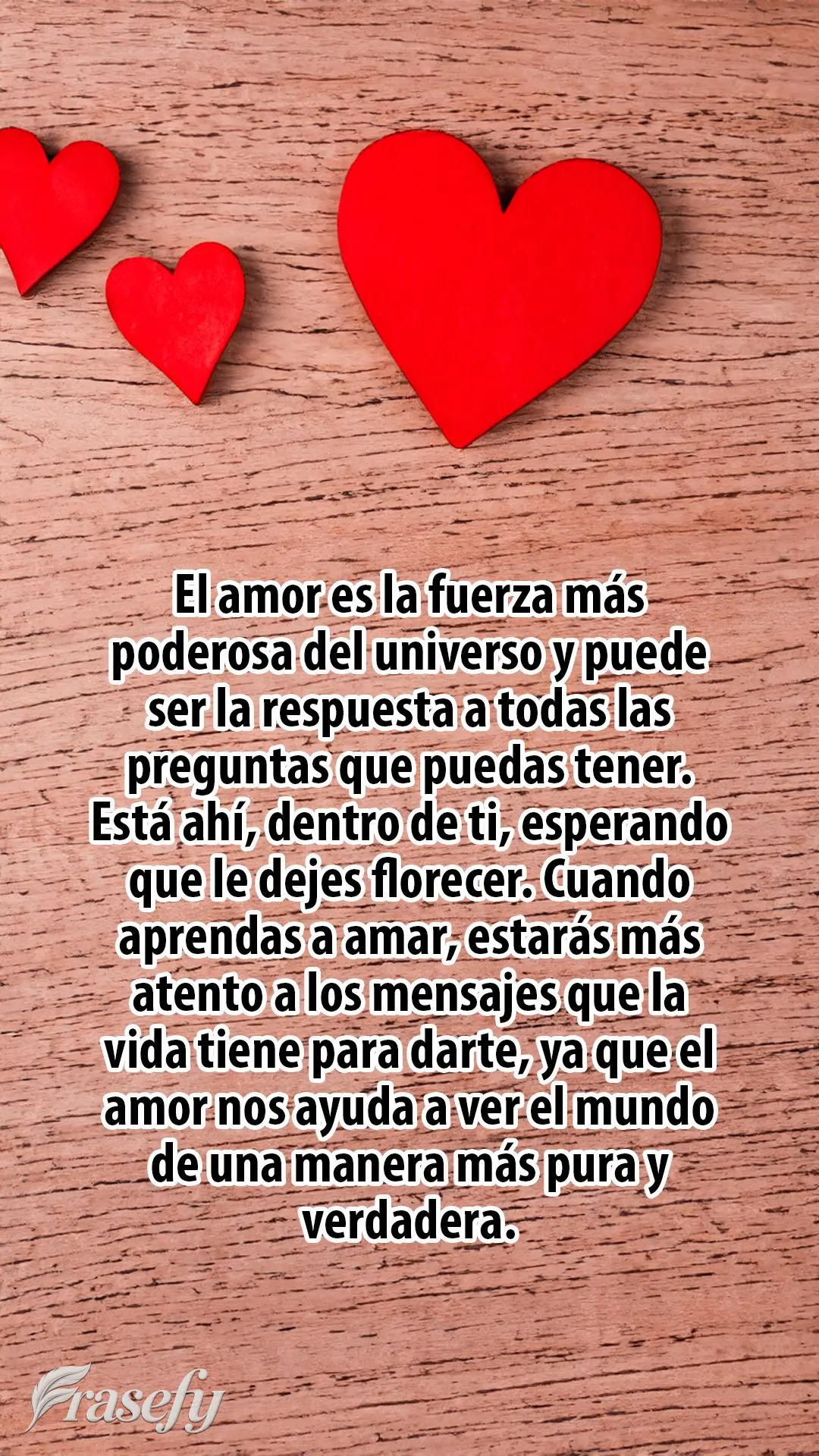 El amor es la fuerza más poderosa del universo y puede ser la respuesta a todas las preguntas que puedas tener. Está ahí, dentro de ti, esperando que ...