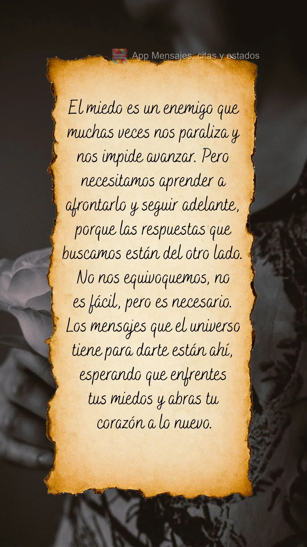 El miedo es un enemigo que muchas veces nos paraliza y nos impide avanzar. Pero necesitamos aprender a afrontarlo y seguir adelante, porque las respuesta...
