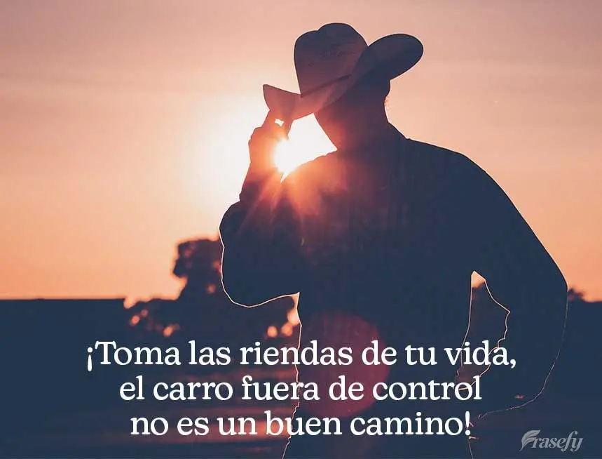 ¡Toma las riendas de tu vida, el carro fuera de control no es un buen camino!