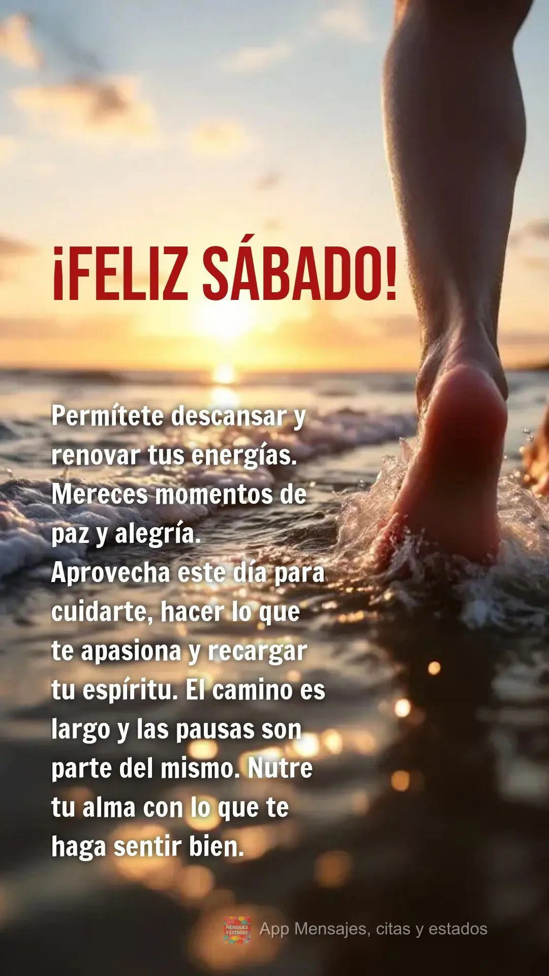 Permítete descansar y renovar tus energías. Mereces momentos de paz y alegría. Aprovecha este día para cuidarte, hacer lo que te apasiona y recargar ...