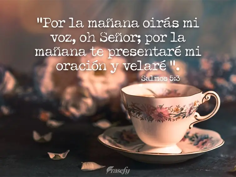 “Pela manhã ouvirás a minha voz, ó Senhor; pela manhã apresentarei a ti a minha oração, e vigiarei.” Salmos 5:3