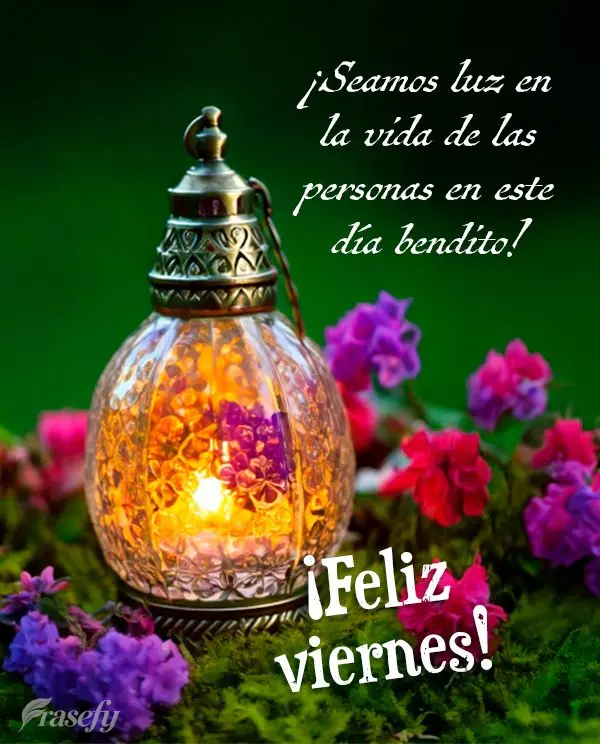 Sejamos luz na vida das pessoas neste  dia abençoado! Feliz Sexta-feira!