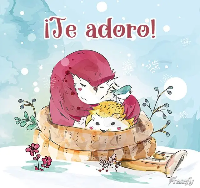 ¡Te adoro!
