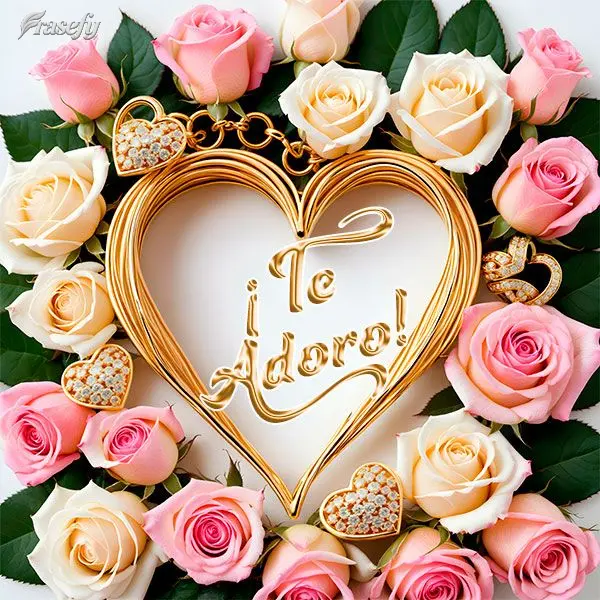 ¡Te adoro!