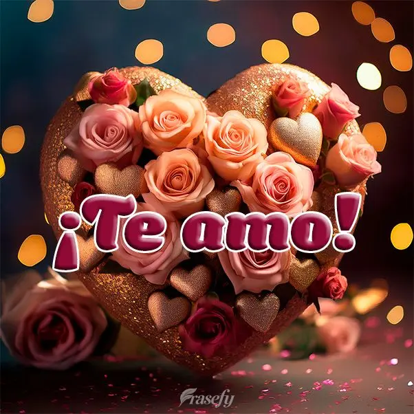 ¡Te amo!