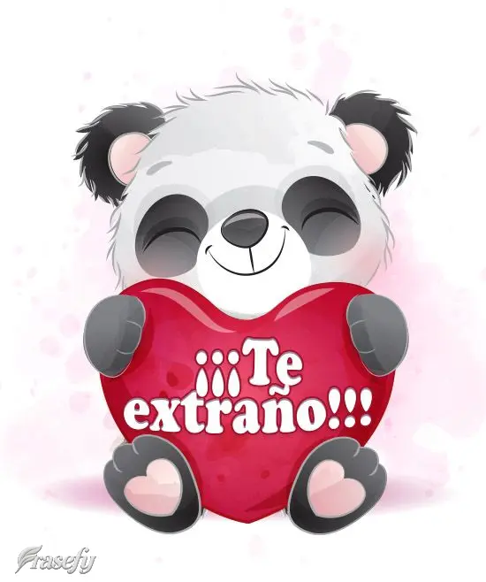 ¡¡¡Te extraño!!!