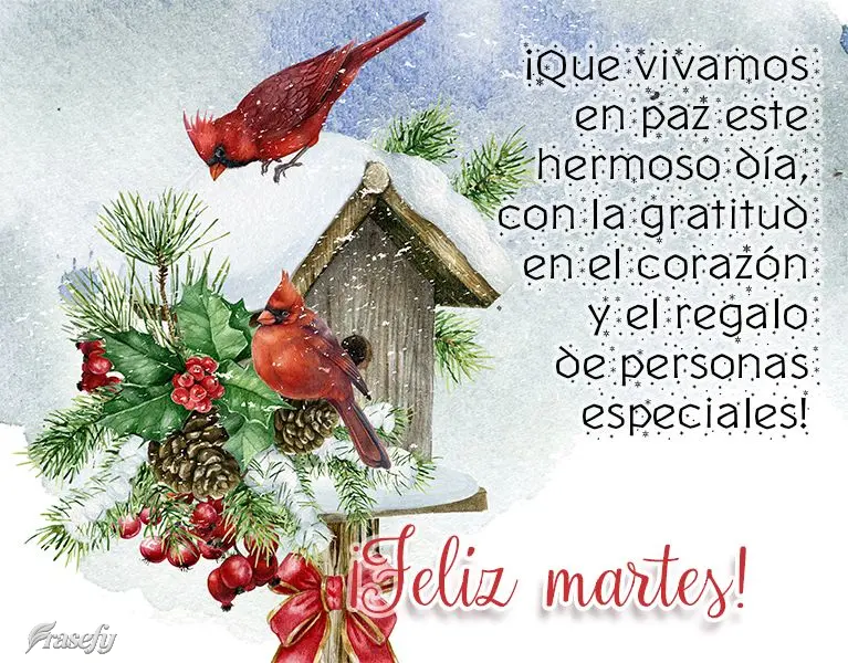 Que possamos viver em paz neste lindo dia, com gratidão no coração e a presente de pessoas especiais! Feliz Terça-feira! 