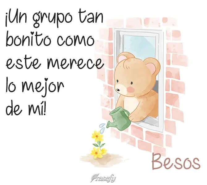 Um grupo lindo assim, merece o melhor de mim! Beijos!