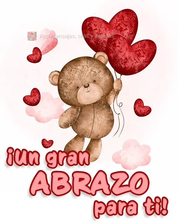 ¡Un gran abrazo para ti!