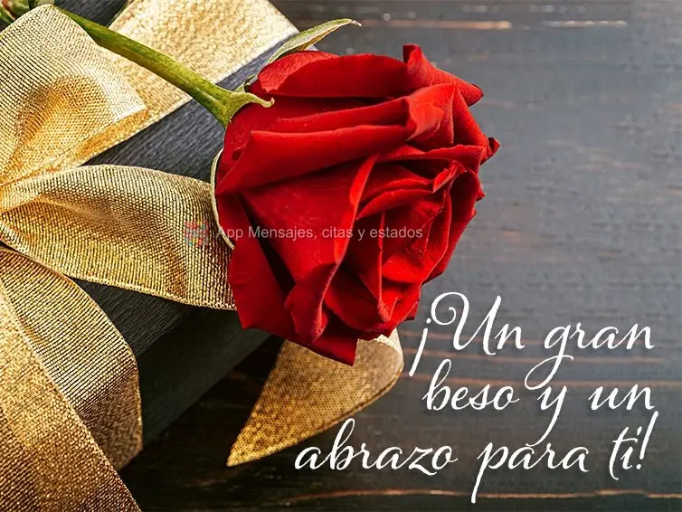 ¡Un gran beso y un abrazo para ti!