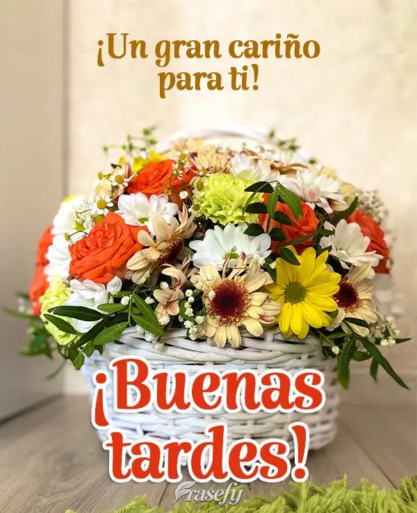 ¡Un gran cariño para ti! ¡Buenas tardes!