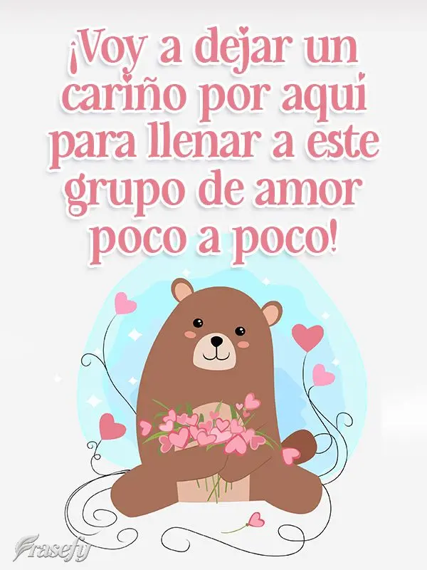 Vou deixar aqui um carinho para aos poucos encher esse grupo de amor!