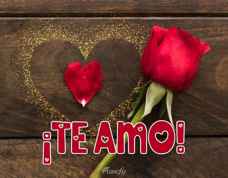 ¡Te amo!
