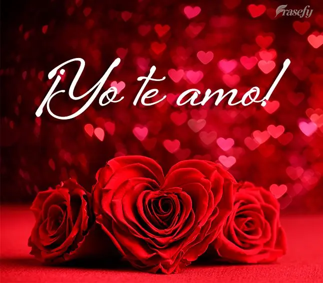 ¡Yo te amo!