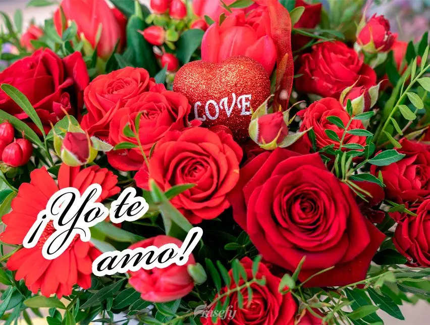 ¡Yo te amo!