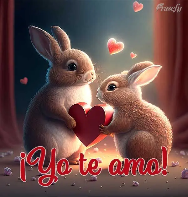¡Yo te amo!