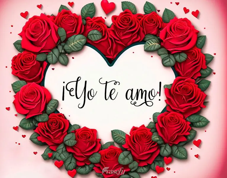 ¡Yo te amo!