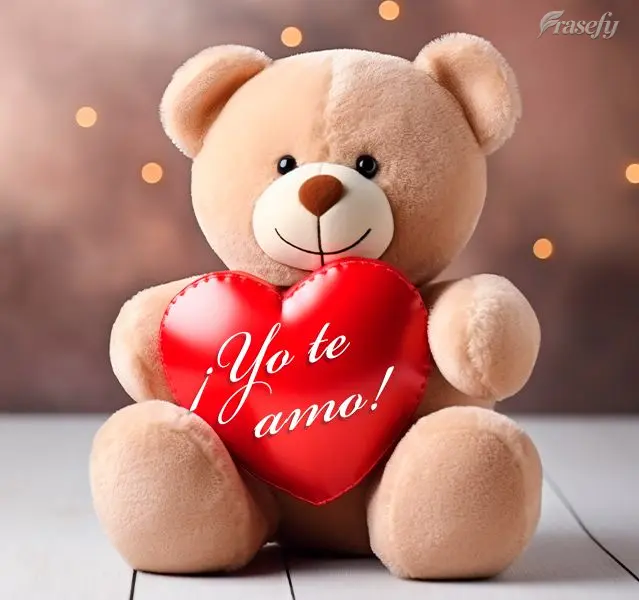 ¡Yo te amo!