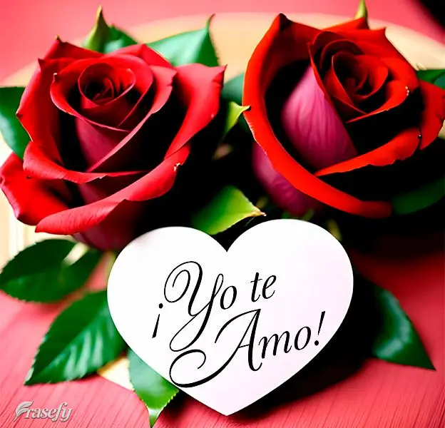 ¡Yo te amo!
