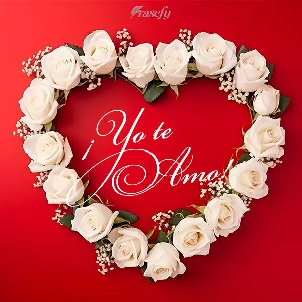 ¡Yo te amo!