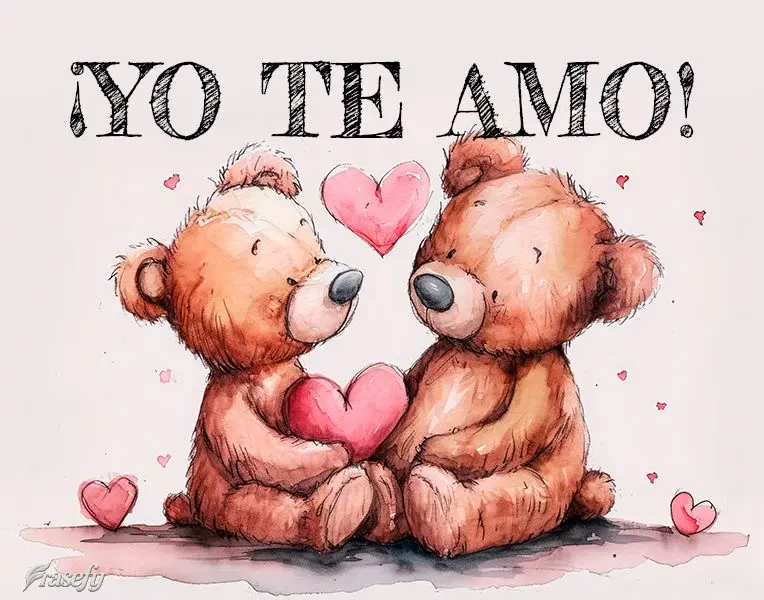 ¡Yo te amo!