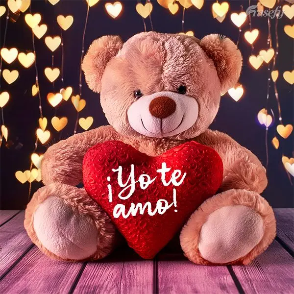 ¡Yo te amo!