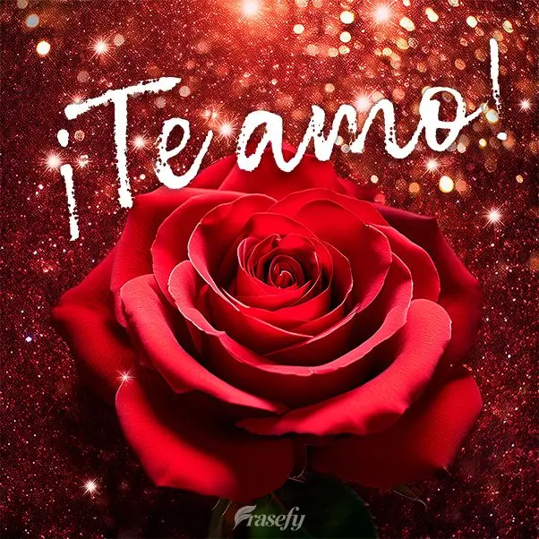 ¡Te amo!