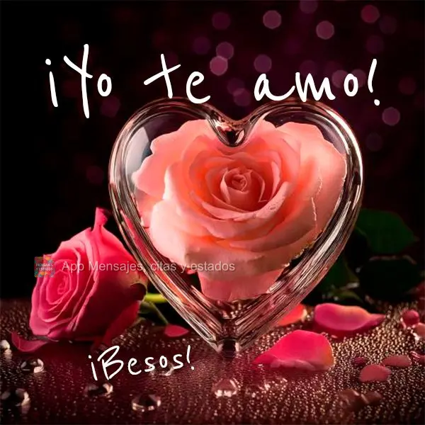 Eu te amo! ¡Besos!