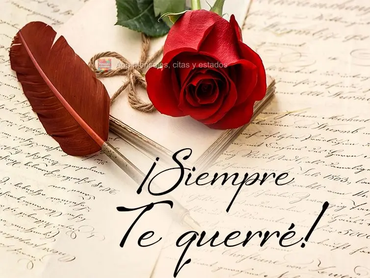¡Siempre te querré!