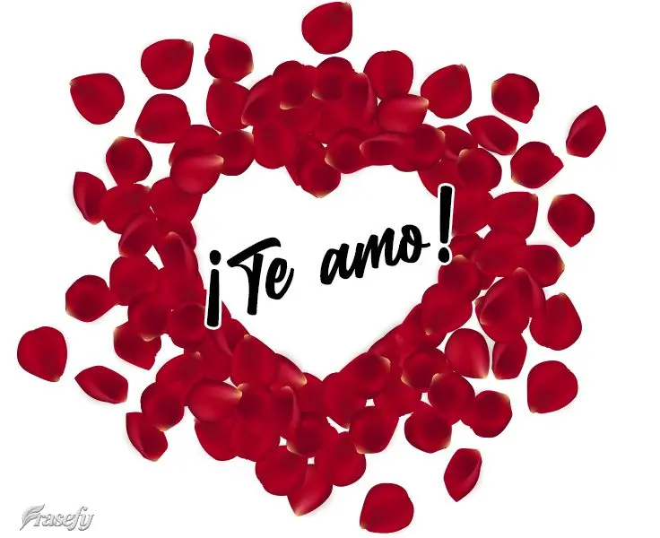 ¡Te amo!