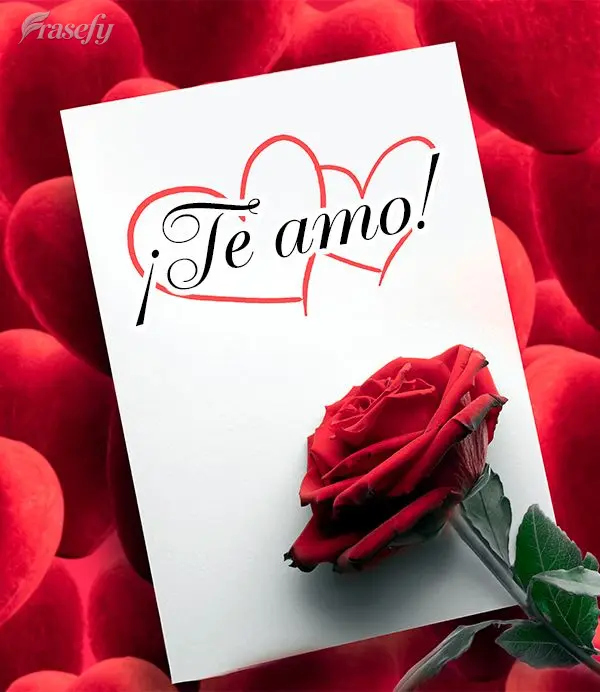 ¡Te amo!