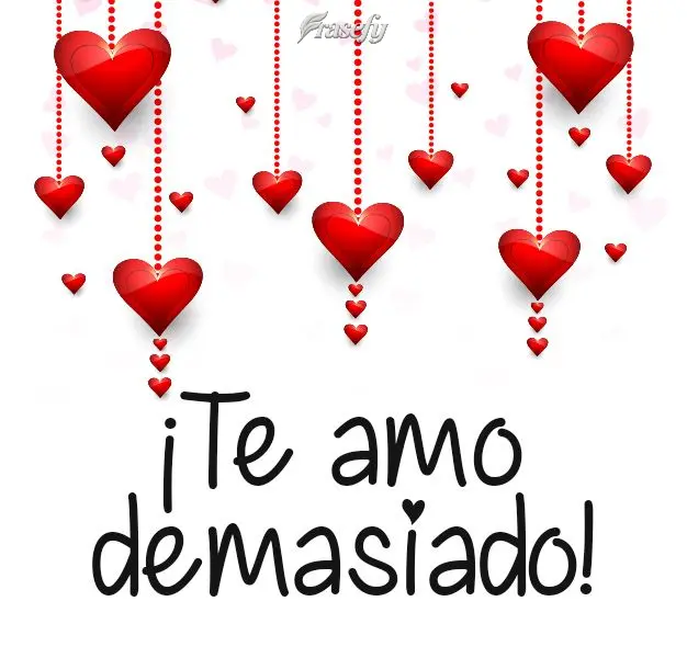 ¡Te amo demasiado!