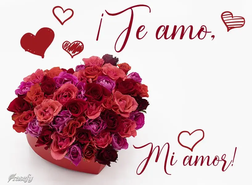 ¡Te amo, mi amor!