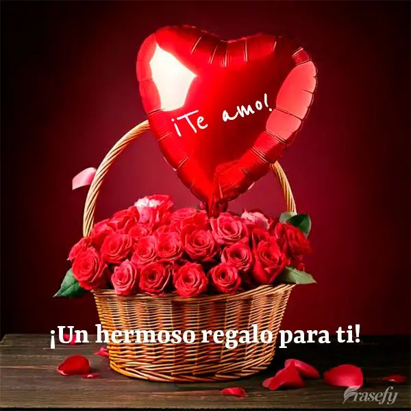 ¡Un hermoso regalo para ti! ¡Te amo!